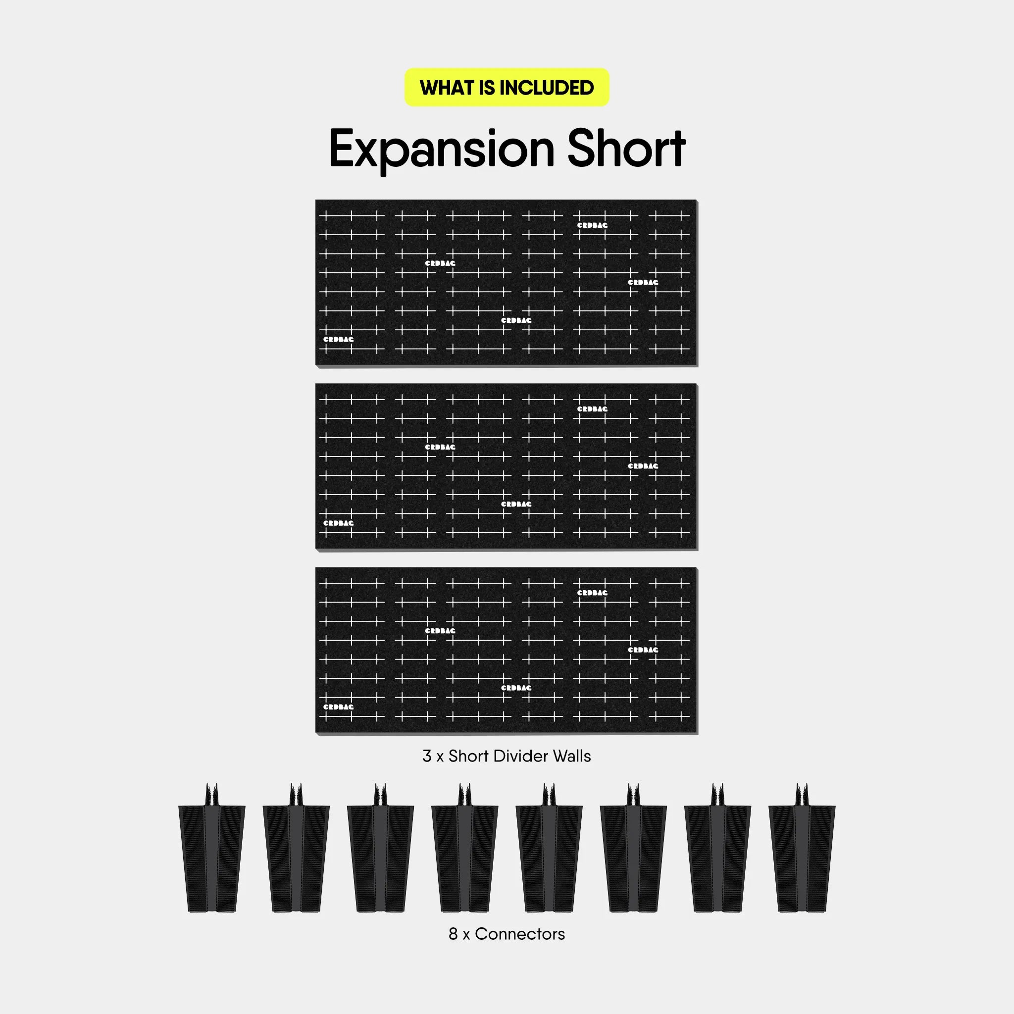 Grid-Divide Carry On Expansion Short