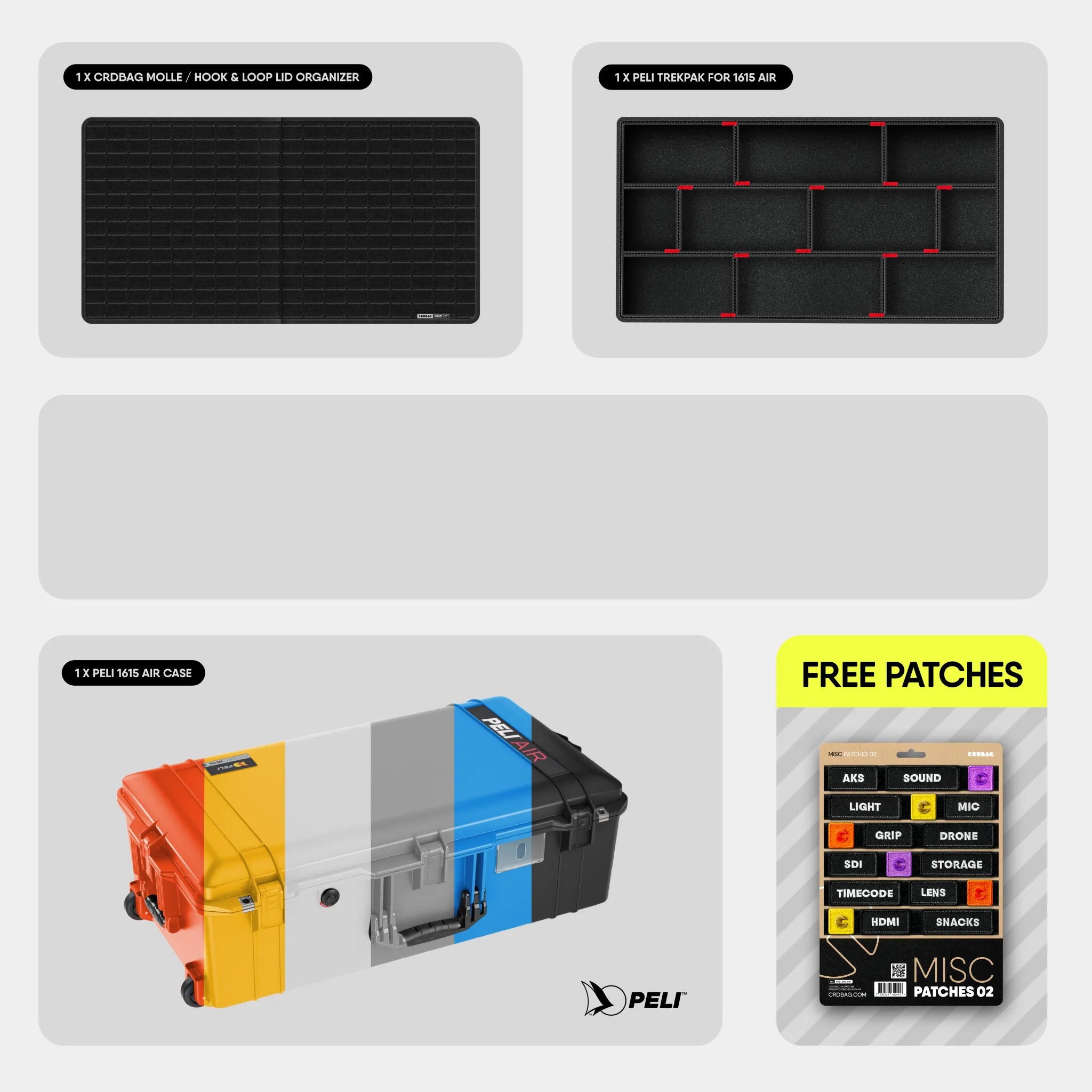 Peli 1615 Air Essentials Bundle