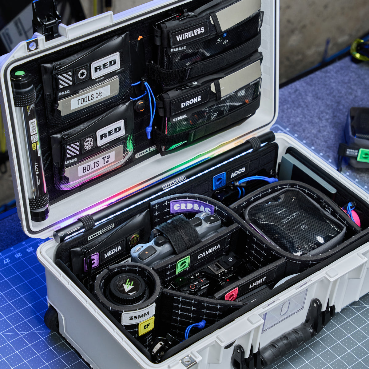 GRID DIVIDE Carry-On Universal Kit – Modular Divider System for Hard Cases